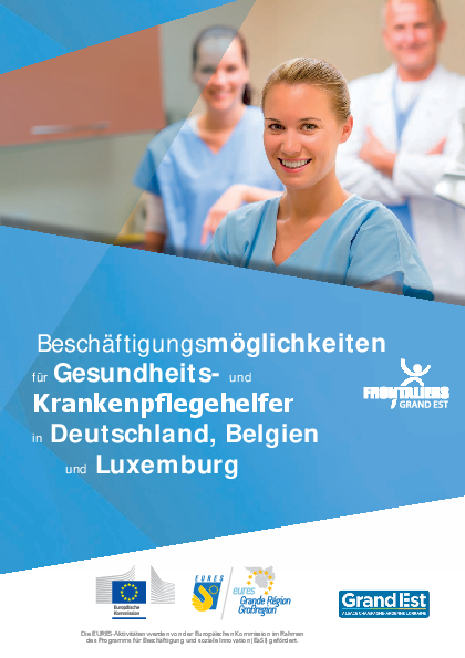 Beschäftigungsmöglichkeiten für Gesundheits- und Krankenpflegehelfer in Deutschland, Belgien und Luxemburg