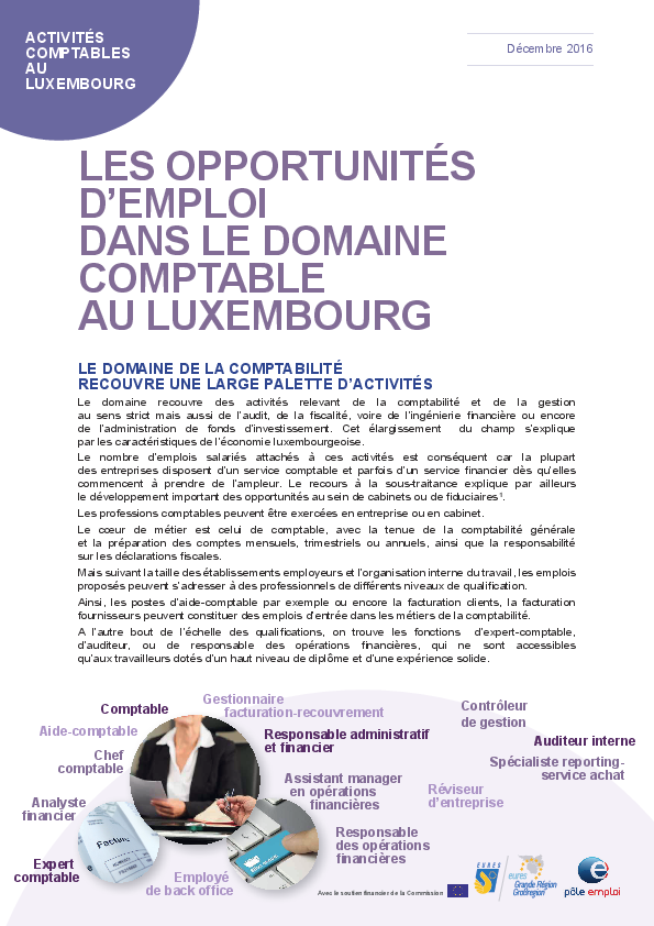 2017 Secteur Comptabilité Luxembourg
