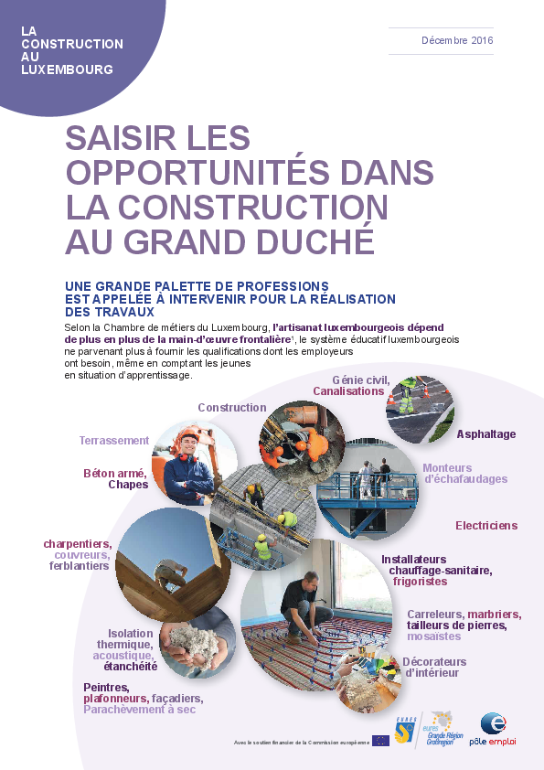 2017 Secteur Construction Luxembourg