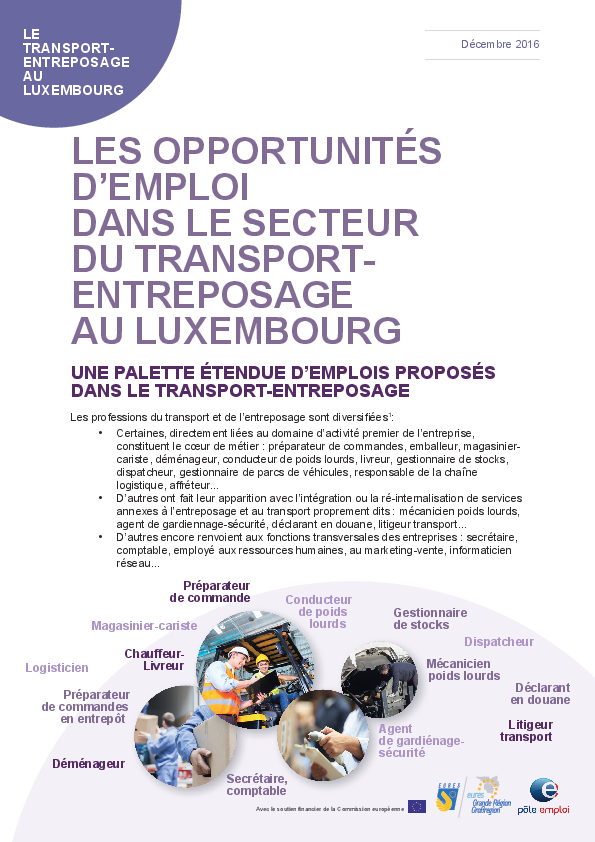 2017 Secteur Transport Luxembourg